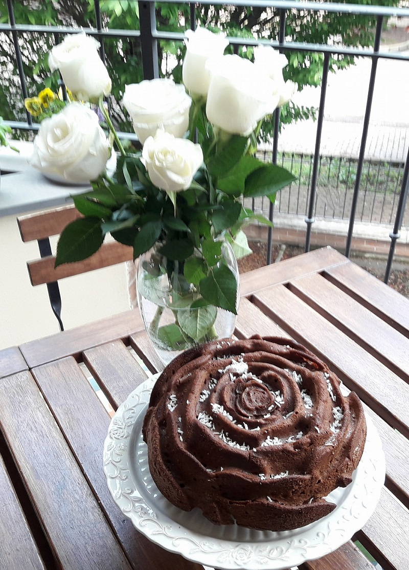 Torta di cioccolato e nocciole " Rose Cake"
